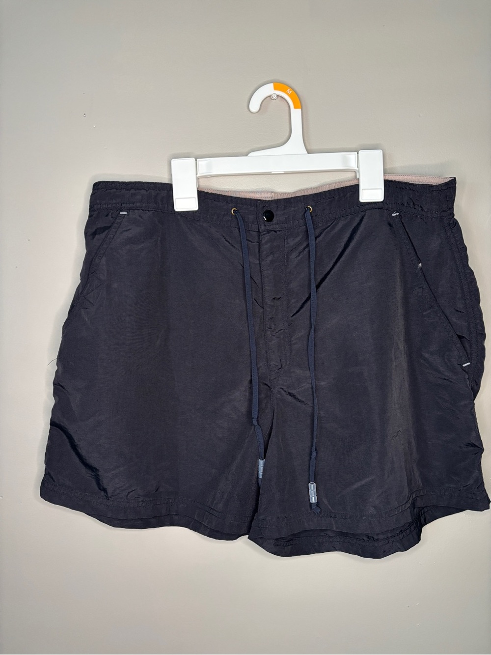 Catalina Black Y2K Minimalist Streetwear Surf Shorts